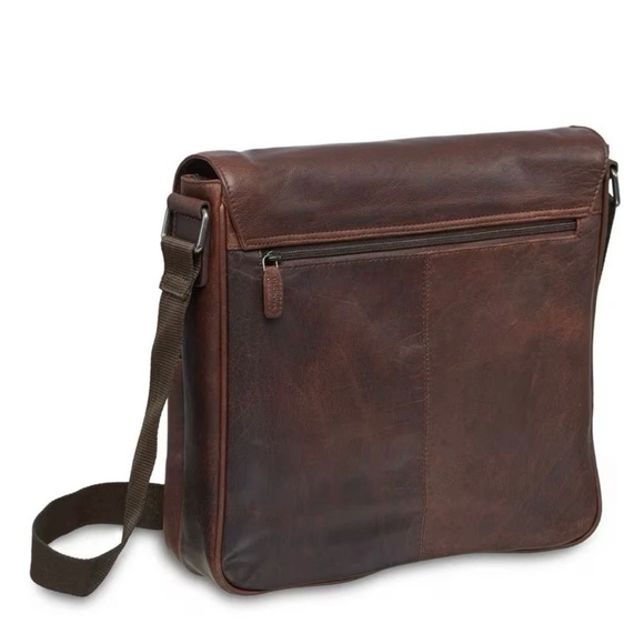 Mancini Buffalo Messenger Bag for 12" Laptop / Tablet. R14 - Picture 3 of 9